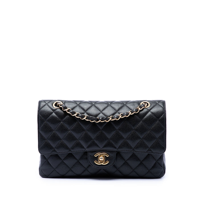 Chanel Medium Classic Caviar Double rabat