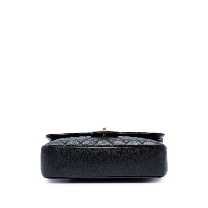 Chanel Medium Classic Caviar Double rabat
