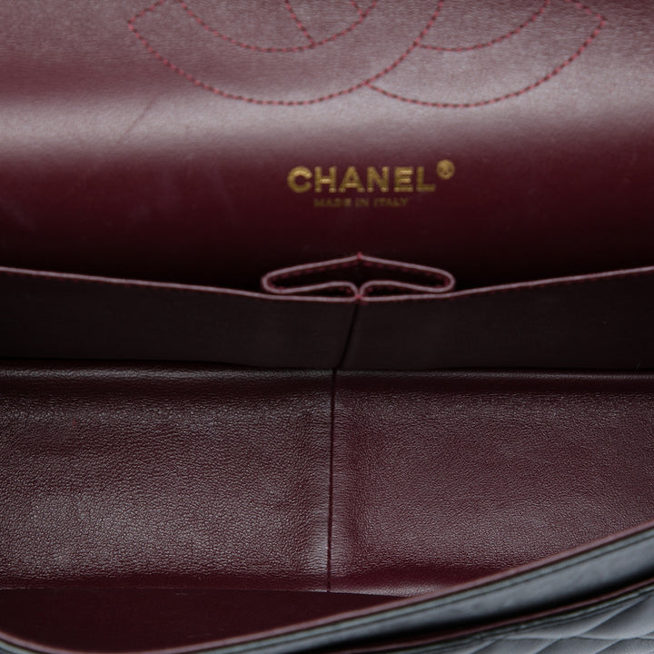 Chanel Classic Double rabat Jumbo Cuir d'agneau Noir – vue 4 – GABY PARIS
