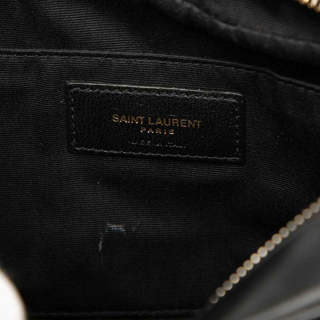Saint Laurent Matelasse Cuir Monogram Lou Sac caméra