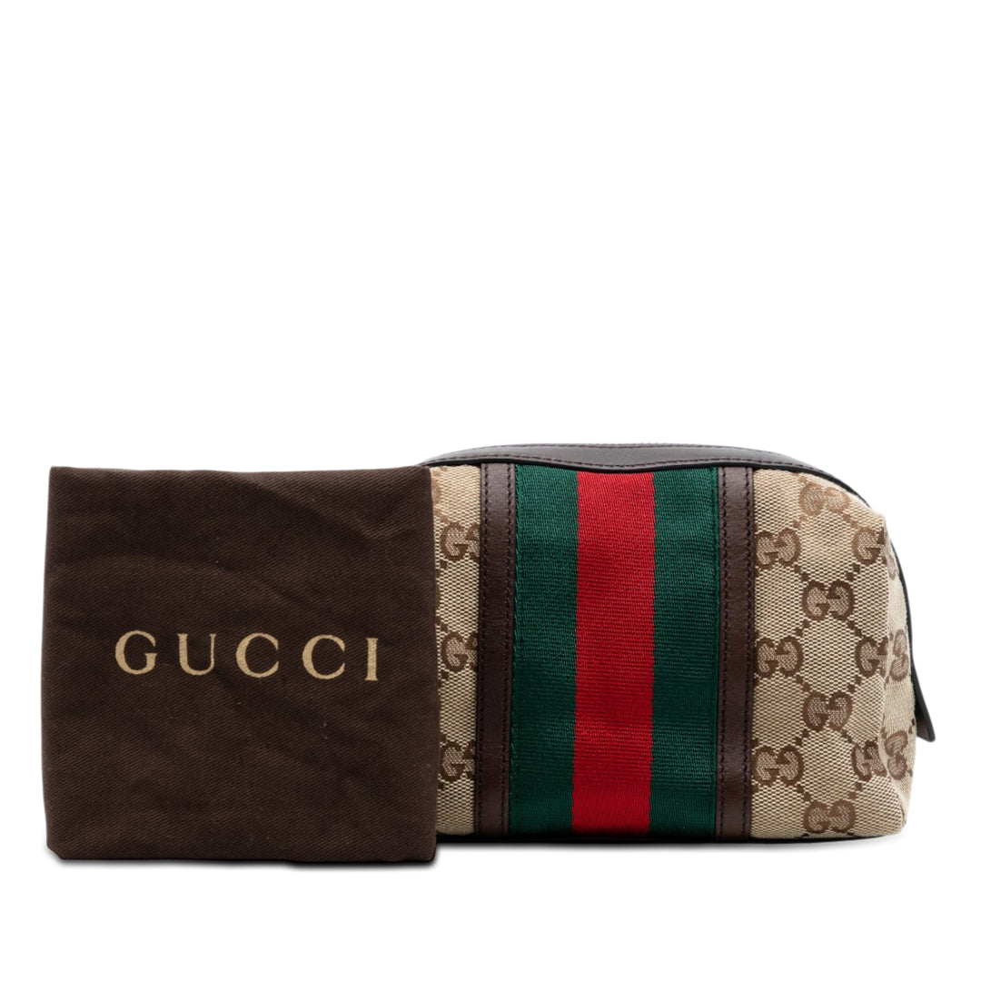 Gucci GG Toile Web Pochette