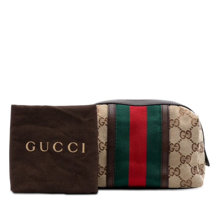 Gucci GG Toile Web Pochette