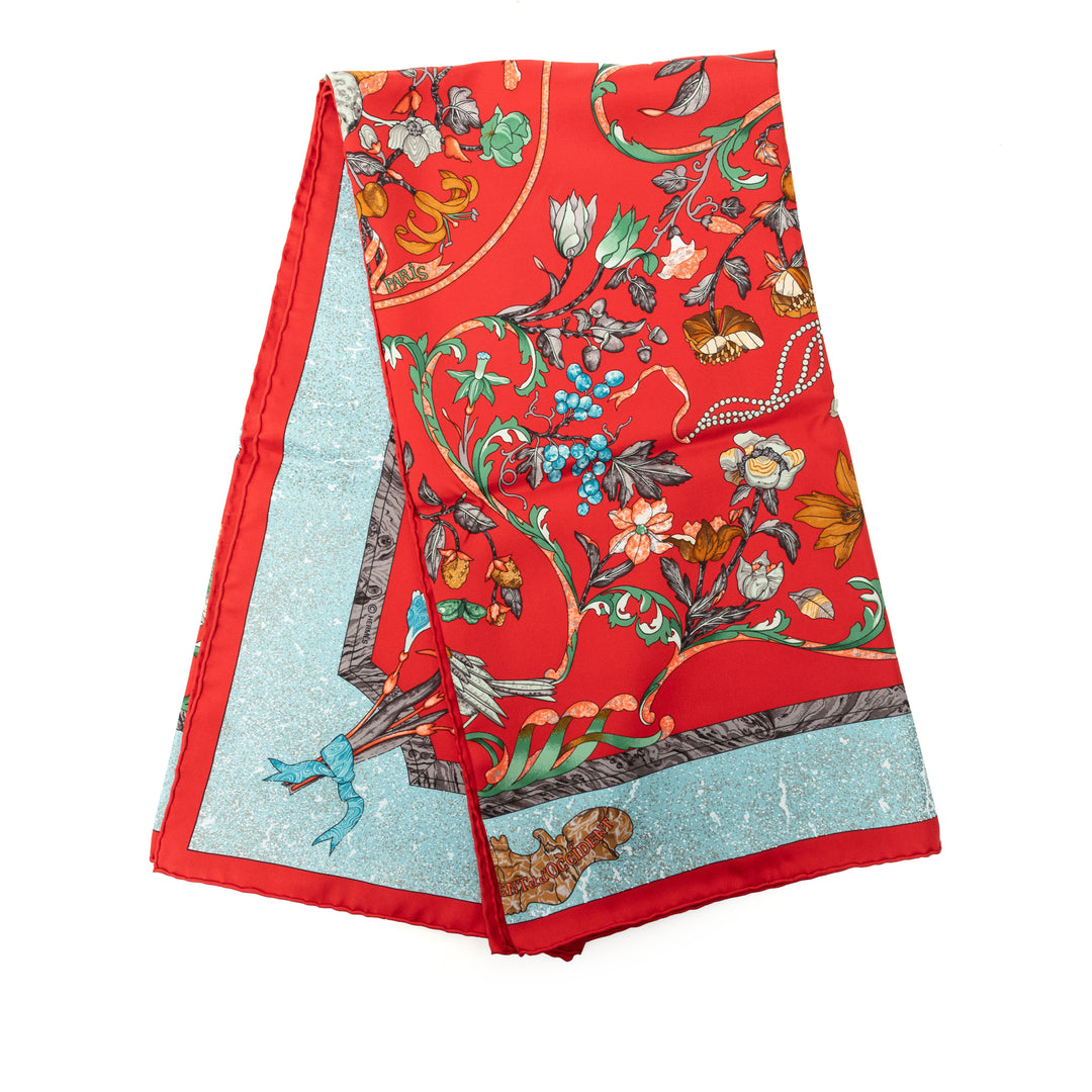 Hermès Pierres D Orient Et D Occident Foulard Soie