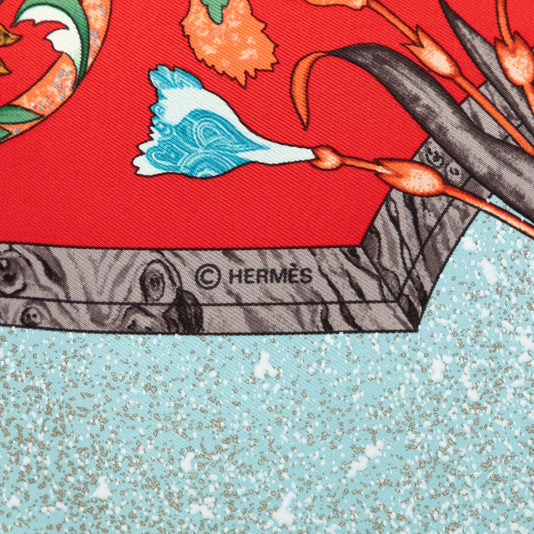 Hermès Pierres D Orient Et D Occident Foulard Soie