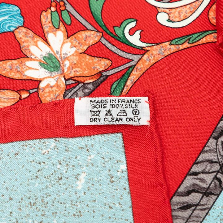 Hermès Pierres D Orient Et D Occident Foulard Soie