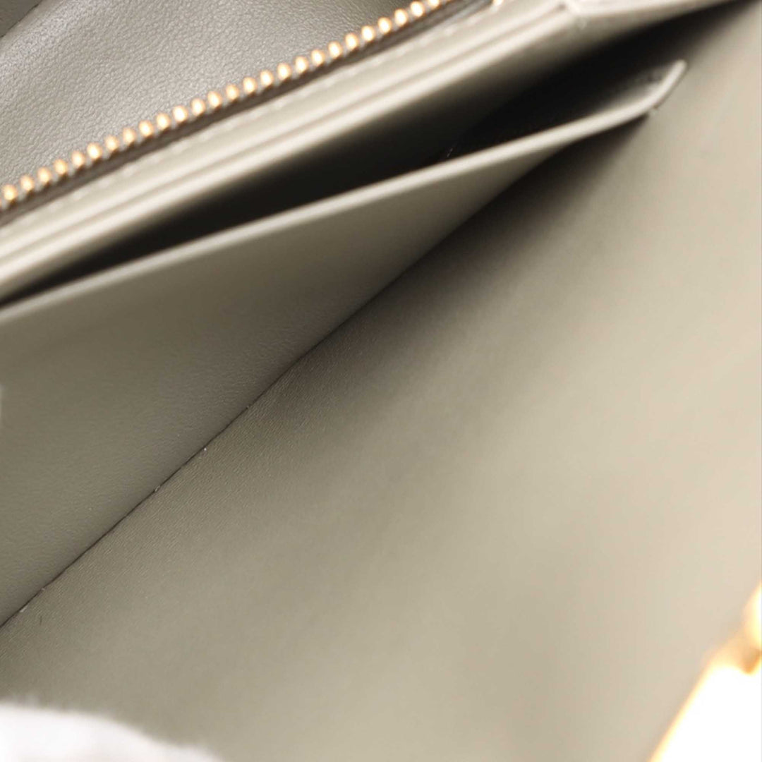 brillant Triomphe Sac Teen Cuir de veau Gris