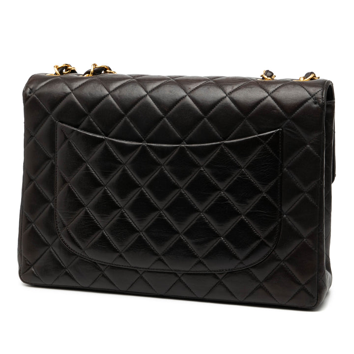 Chanel Jumbo Classic Cuir d’agneau Simple rabat