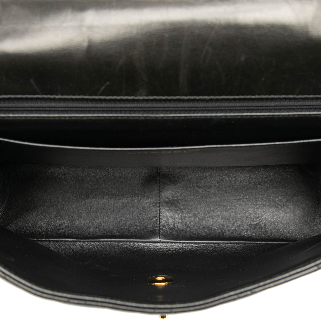 Chanel Jumbo Classic Cuir d’agneau Simple rabat