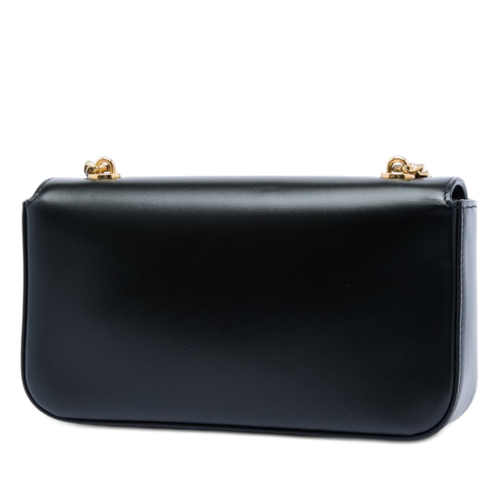 Celine brillant Cuir de veau Claude Chain Sac bandoulière