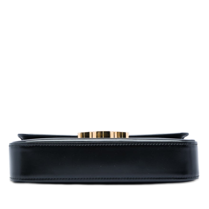Celine brillant Cuir de veau Claude Chain Sac bandoulière