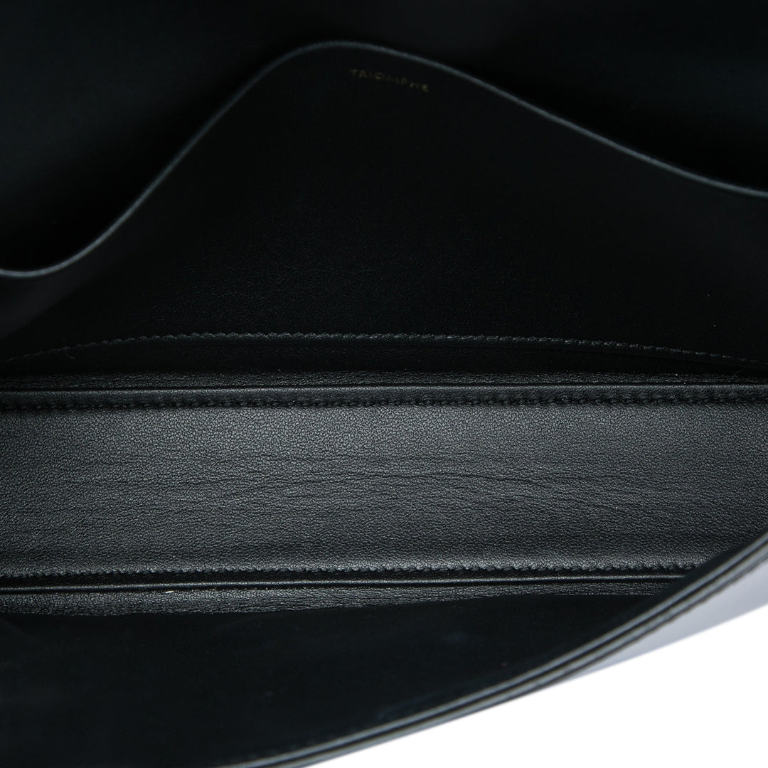 Celine brillant Cuir de veau Claude Chain Sac bandoulière