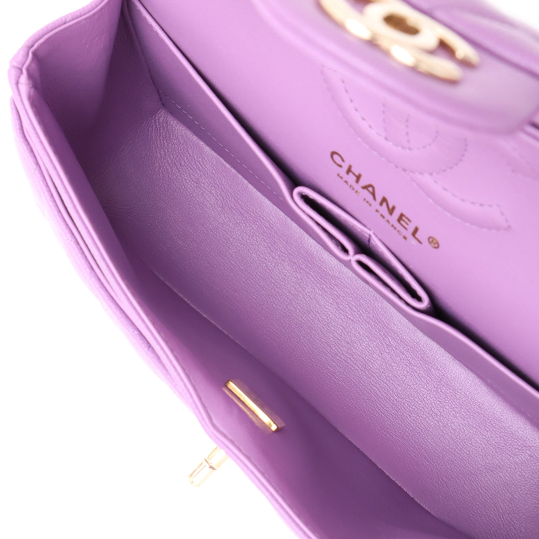 Chanel Small Classic Caviar Double rabat