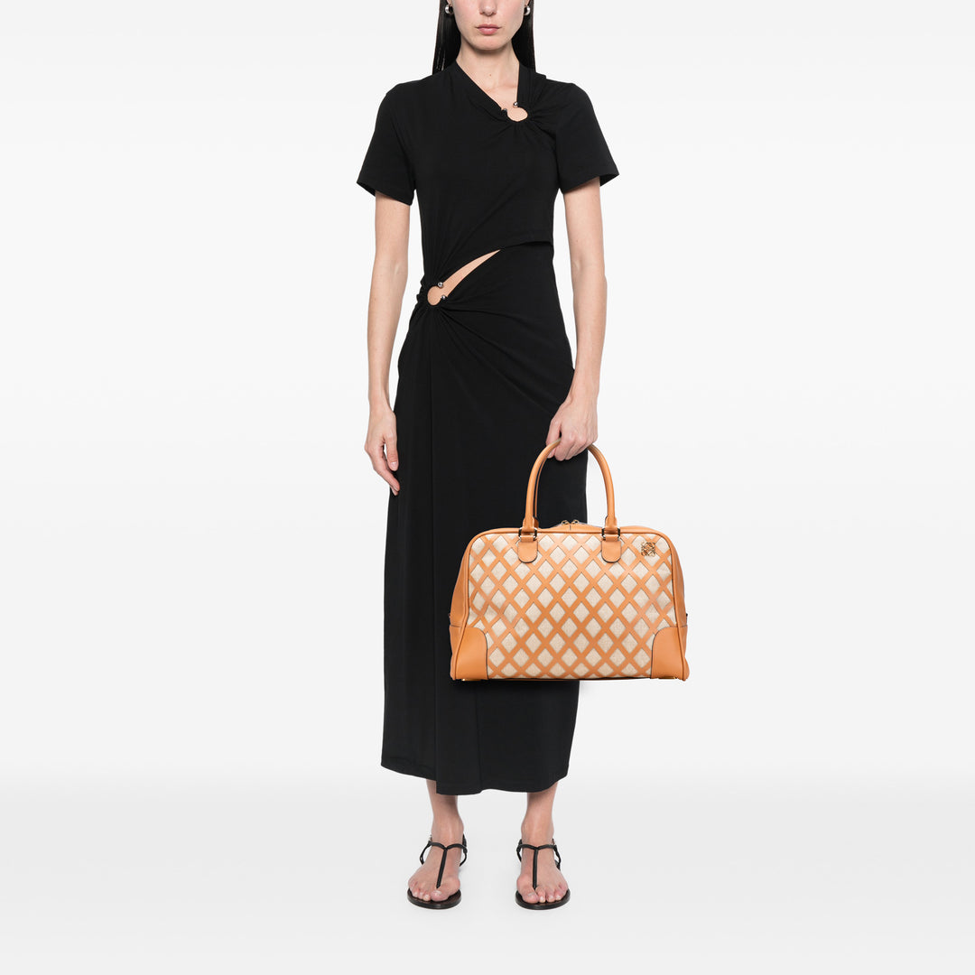 LOEWE Extra Large Toile et Cut Out Cuir Amazona 75