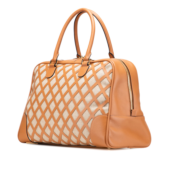 LOEWE Extra Large Toile et Cut Out Cuir Amazona 75