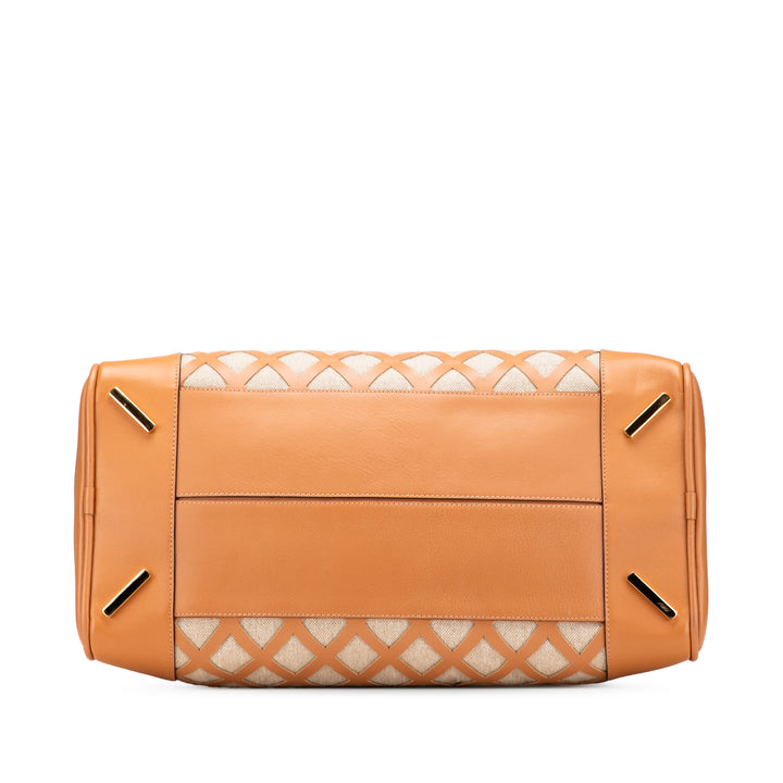 LOEWE Extra Large Toile et Cut Out Cuir Amazona 75