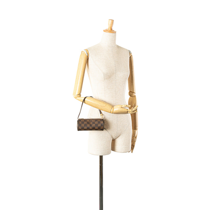 Damier Ebene Papillon Pochette Brown - Gaby Paris