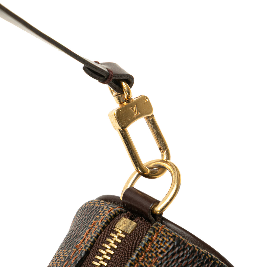 Damier Ebene Papillon Pochette Brown - Gaby Paris