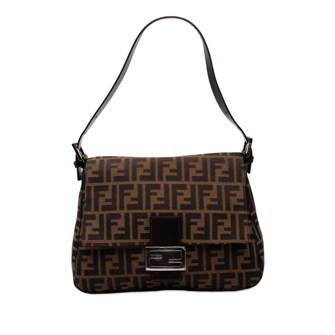 Fendi Sac porté épaule Zucca Mamma Forever Marron – vue principale – GABY PARIS