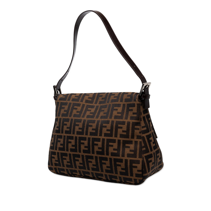 Fendi Sac porté épaule Zucca Mamma Forever Marron – vue 2 – GABY PARIS