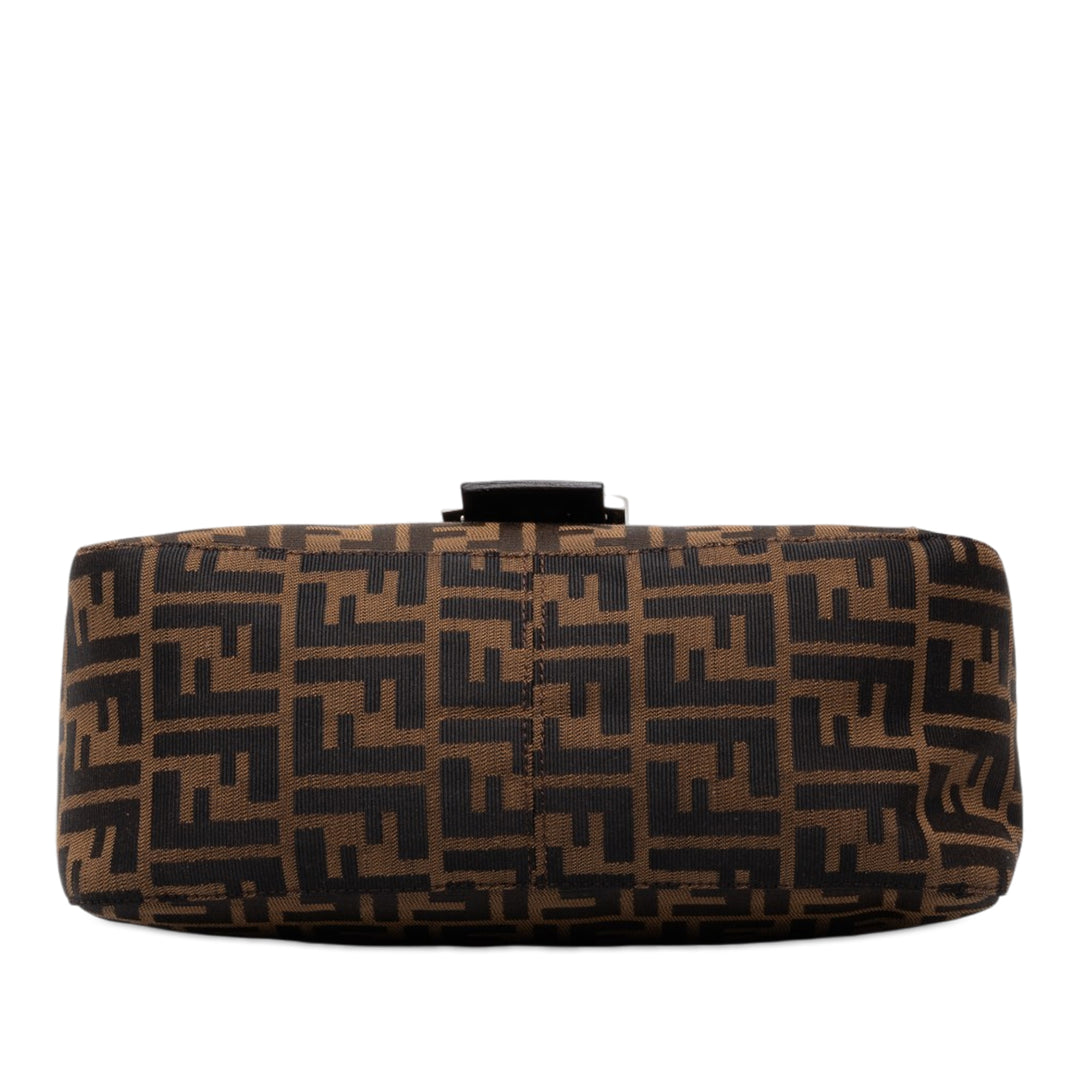 Fendi Sac porté épaule Zucca Mamma Forever Marron – vue 3 – GABY PARIS