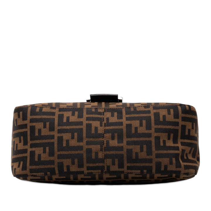 Fendi Sac porté épaule Zucca Mamma Forever Marron – vue 3 – GABY PARIS