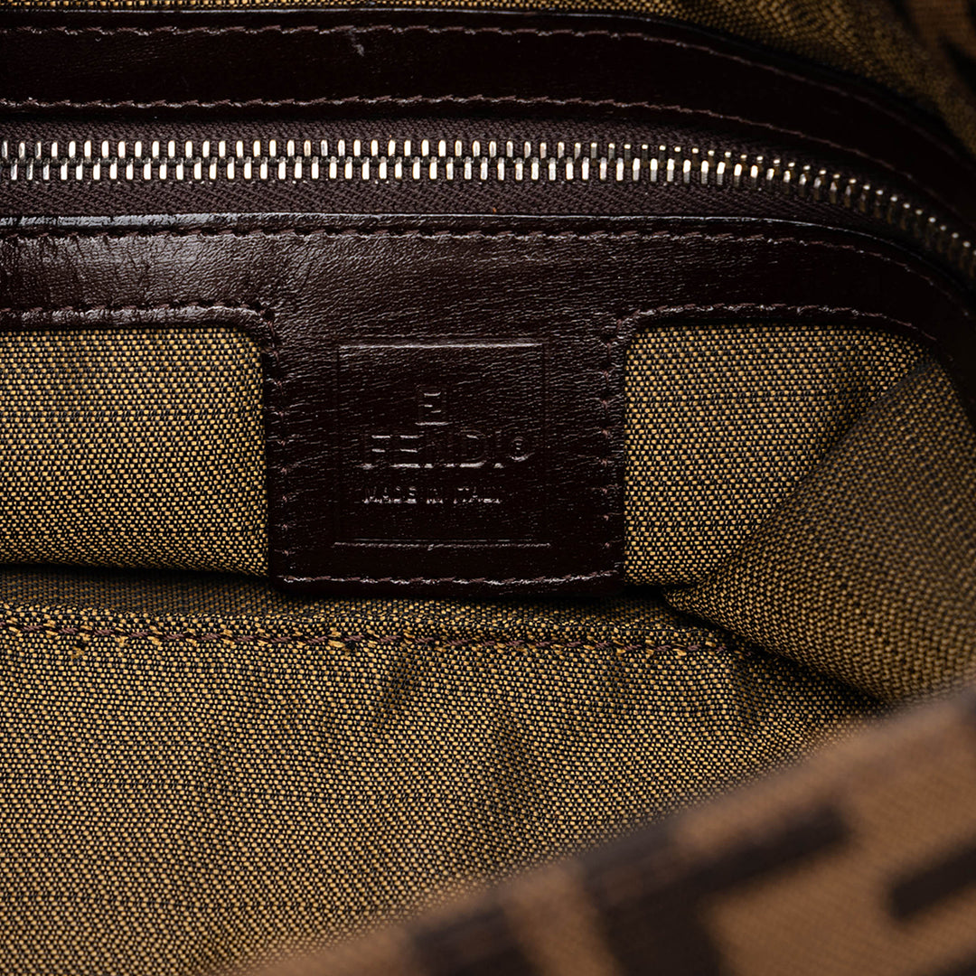 Fendi Sac porté épaule Zucca Mamma Forever Marron – vue 5 – GABY PARIS