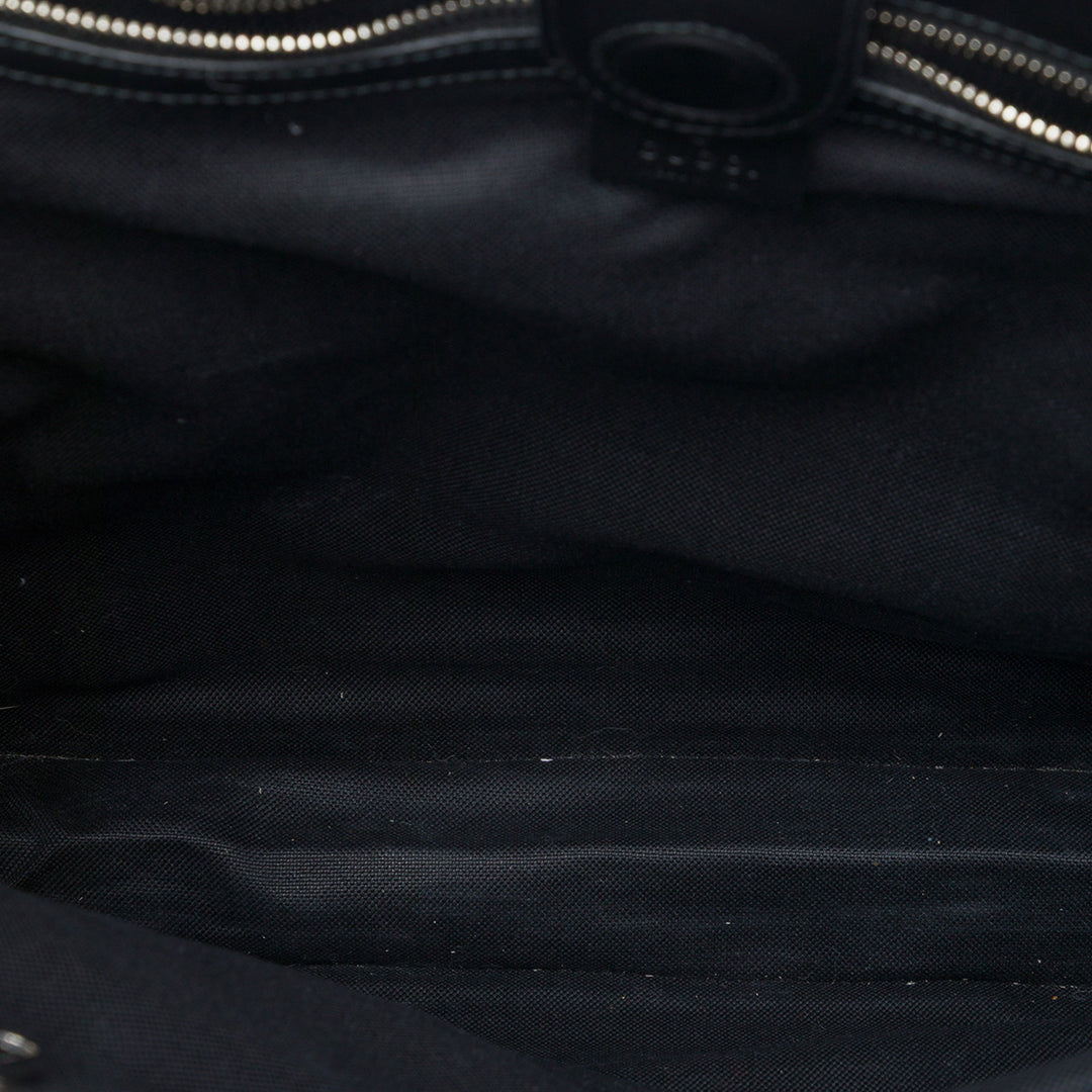 Gucci Cabas Web Tiger Souple GG Supreme Noir – vue 4 – GABY PARIS
