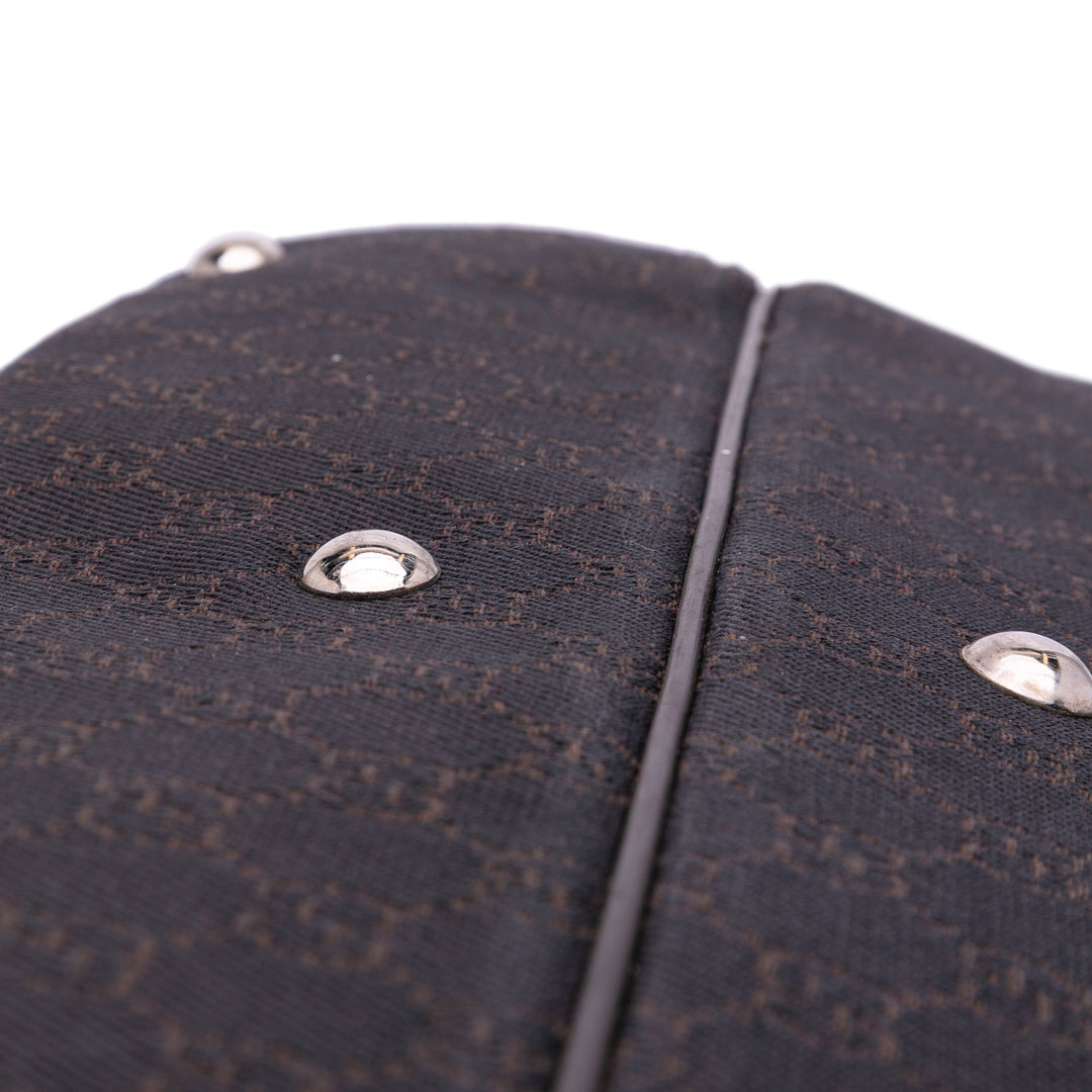 GG Denim Travel Bag Brown - Gaby Paris