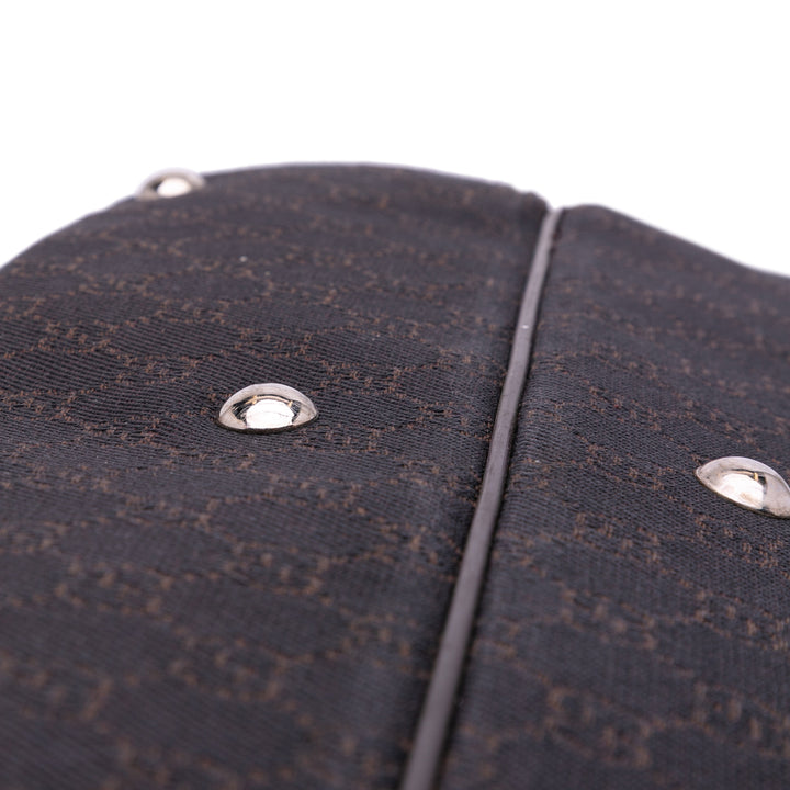GG Denim Travel Bag Brown - Gaby Paris
