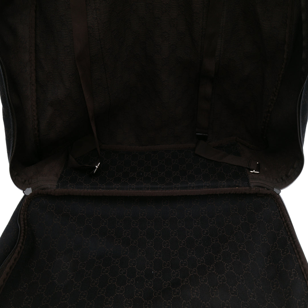 GG Denim Travel Bag Brown - Gaby Paris