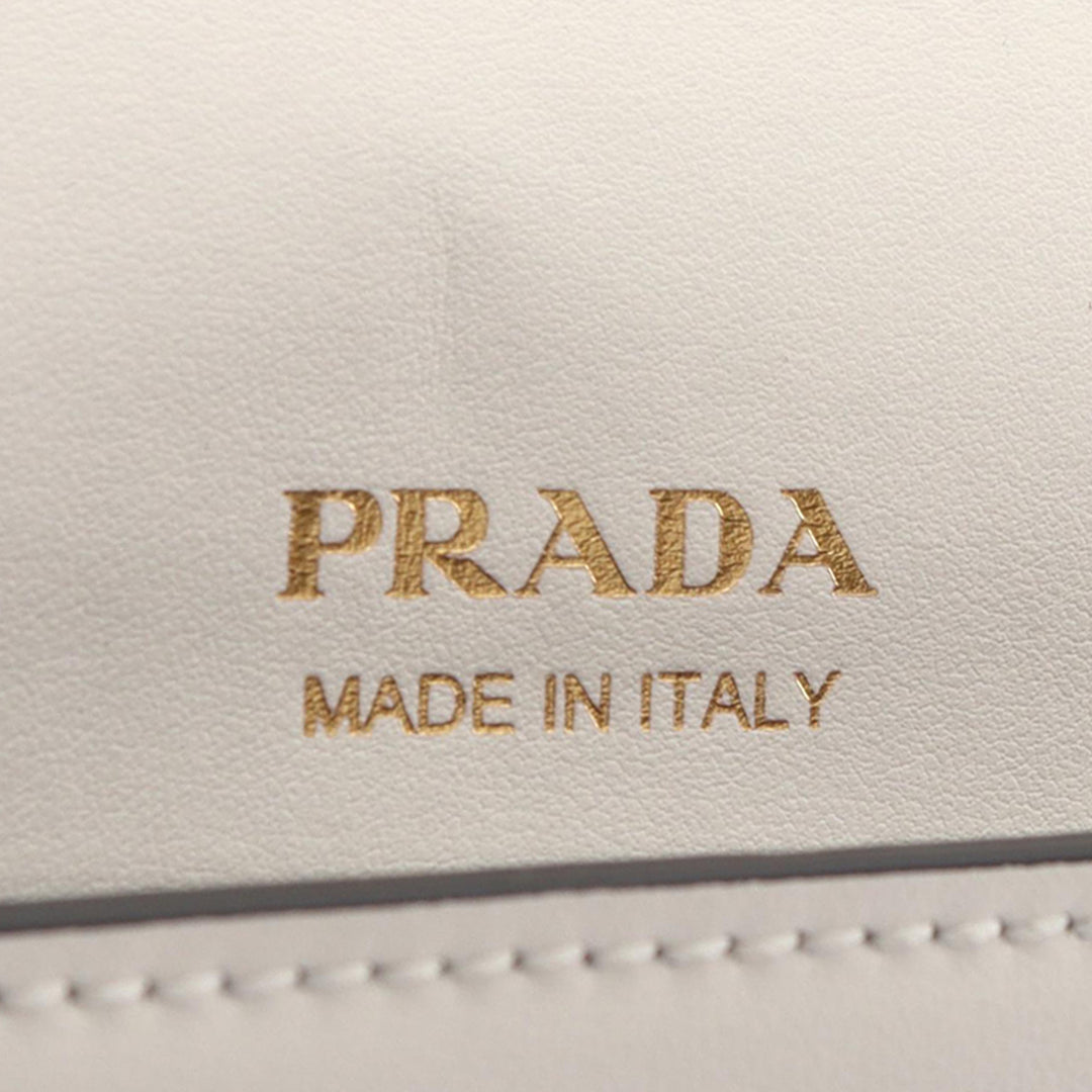 Prada Sac bandoulière City Veau Turn Lock Blanc – vue 4 – GABY PARIS