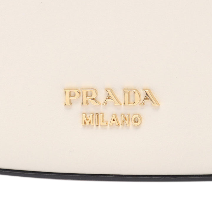 Prada Sac bandoulière City Veau Turn Lock Blanc – vue 5 – GABY PARIS