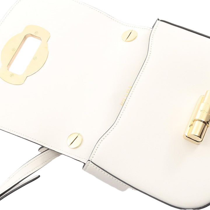 Prada Sac bandoulière City Veau Turn Lock Blanc – vue 9 – GABY PARIS