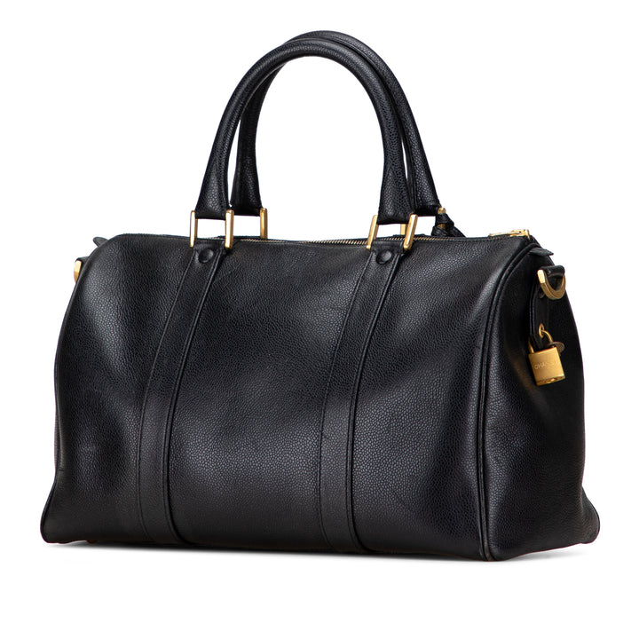 Chanel CC Caviar Boston Bag Noir