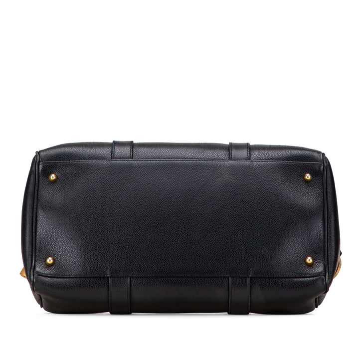 Chanel CC Caviar Boston Bag Noir