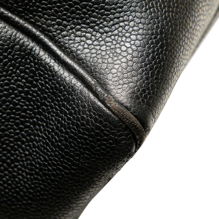 Chanel CC Caviar Boston Bag Noir