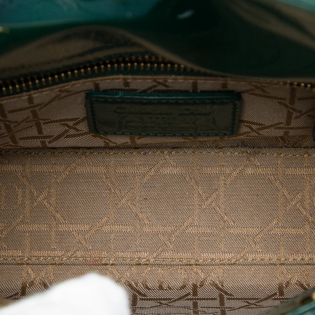 Dior Mini Cuir verni Cannage Lady Dior