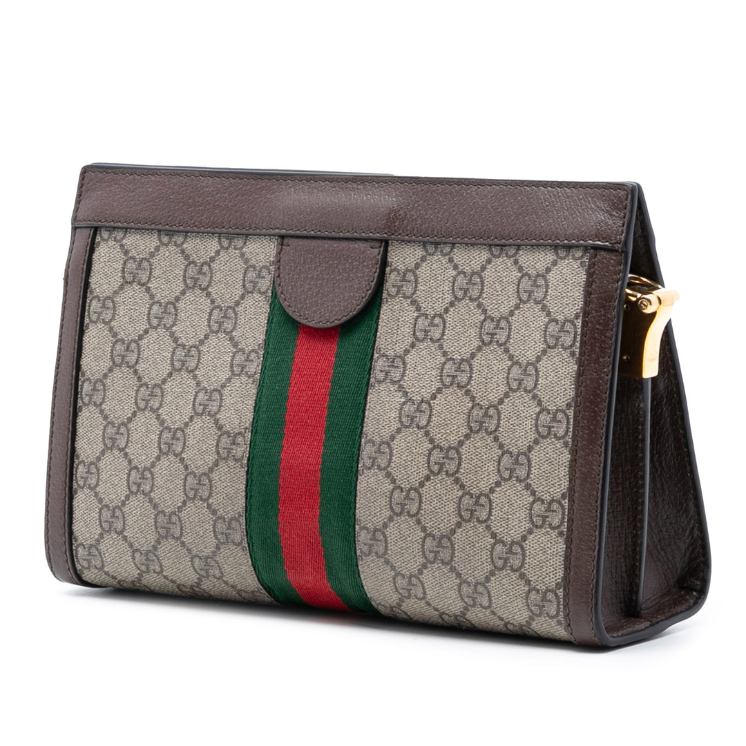 Gucci Small GG Supreme Web Ophidia Chain Sac porté croisé