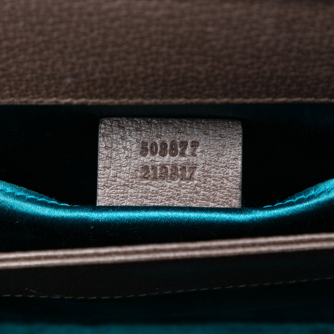 Gucci Small GG Supreme Web Ophidia Chain Sac porté croisé