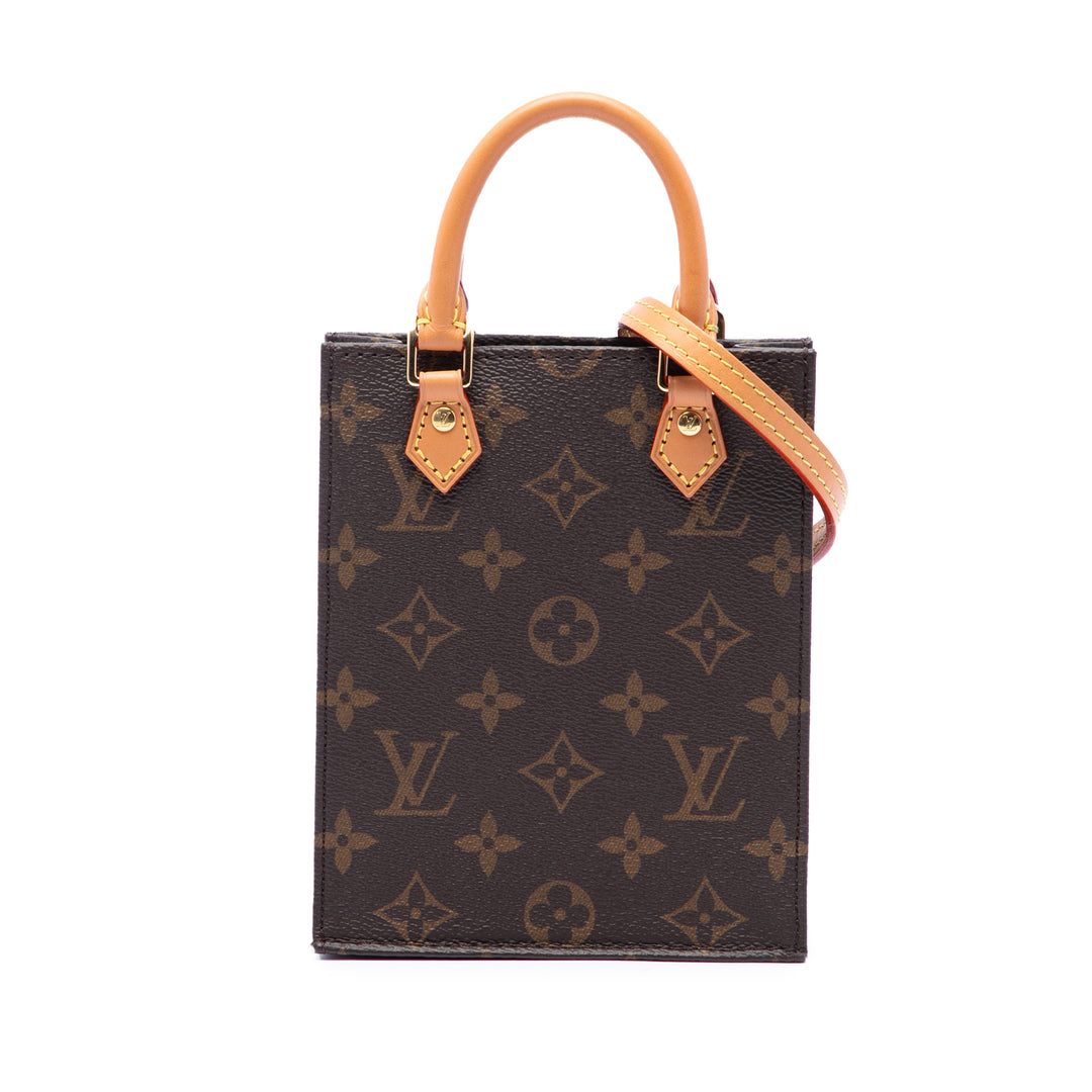 Sac Plat Monogram Marron