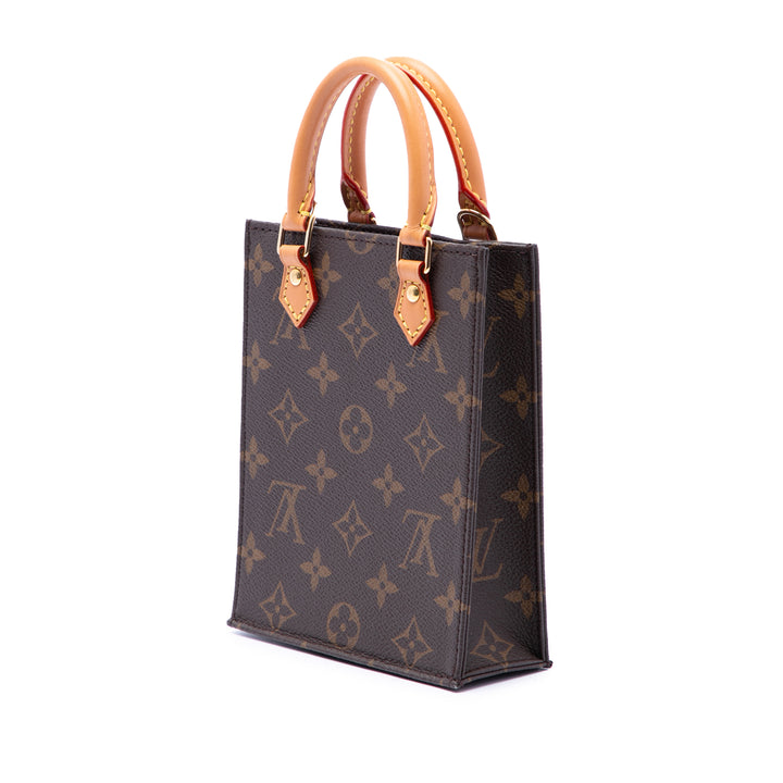 Sac Plat Monogram Marron