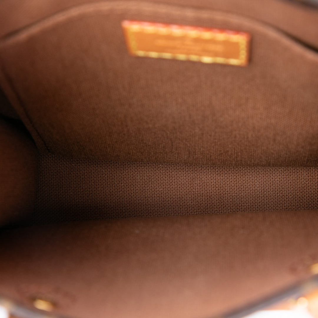 Sac Plat Monogram Marron