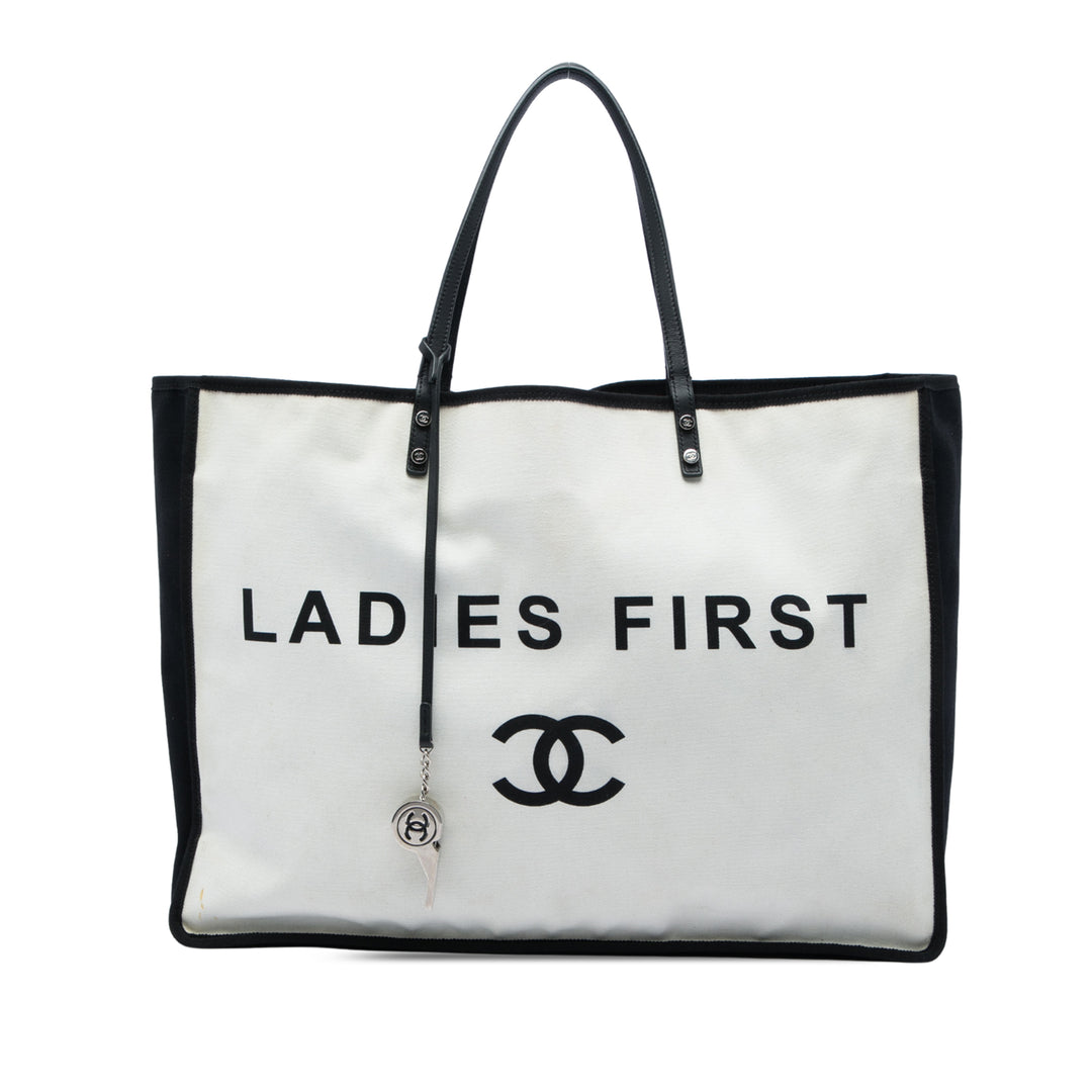 Chanel Bicolore Ladies First Cabas Noir