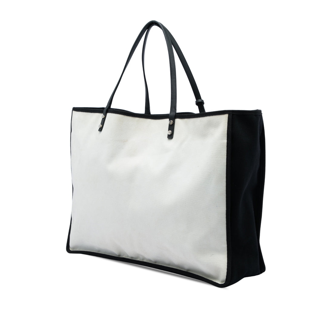 Chanel Bicolore Ladies First Cabas Noir