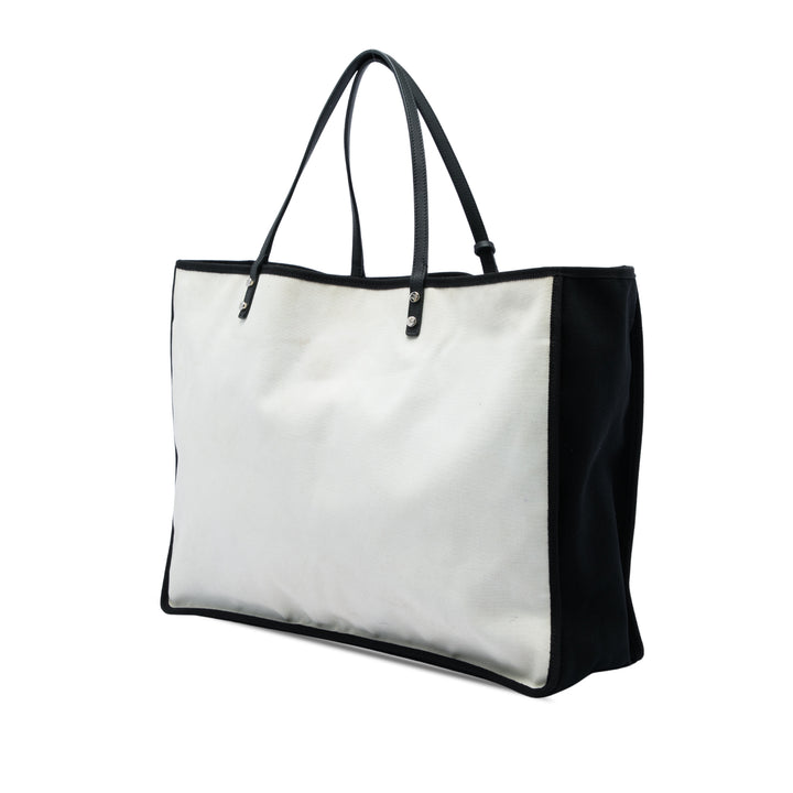 Chanel Bicolore Ladies First Cabas Noir