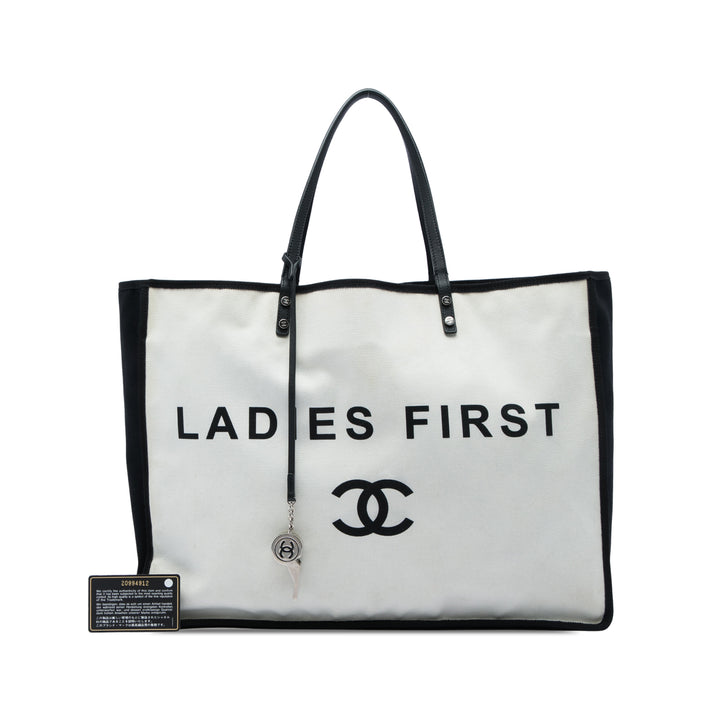 Chanel Bicolore Ladies First Cabas Noir