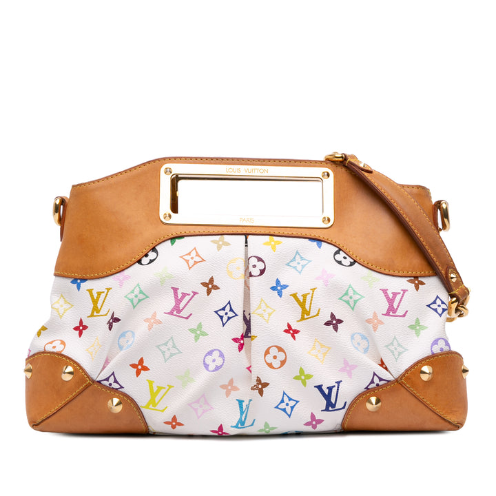 Louis Vuitton Monogram Multicolore Judy MM Blanc