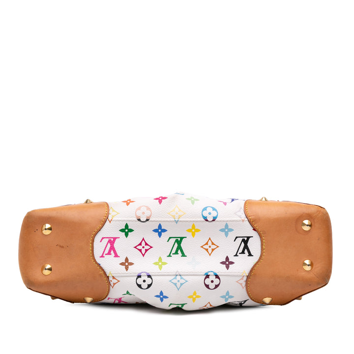 Louis Vuitton Monogram Multicolore Judy MM Blanc