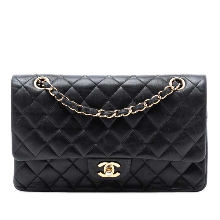 Chanel Medium Classic Cuir d’agneau Double rabat