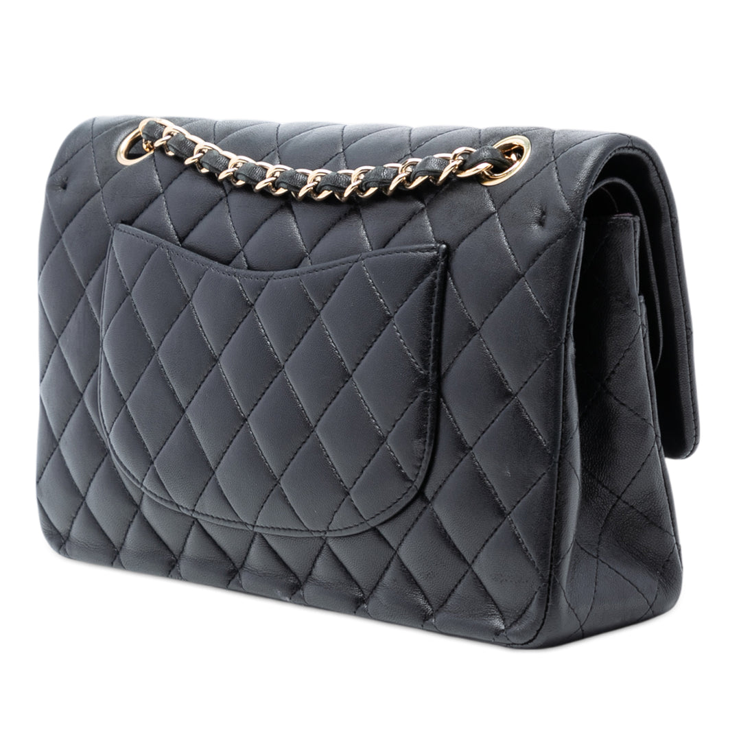 Chanel Medium Classic Cuir d’agneau Double rabat